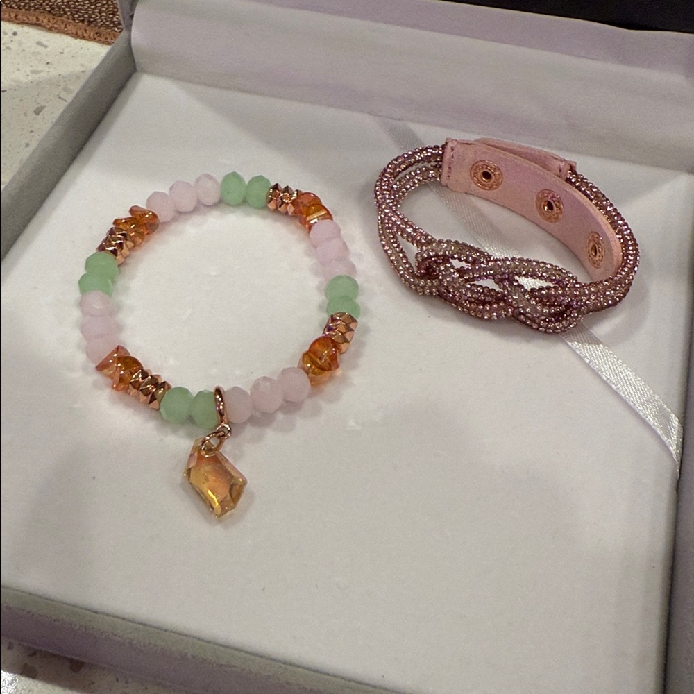 Two random stack bracelets